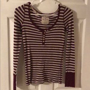 Stripped long sleeve shirt